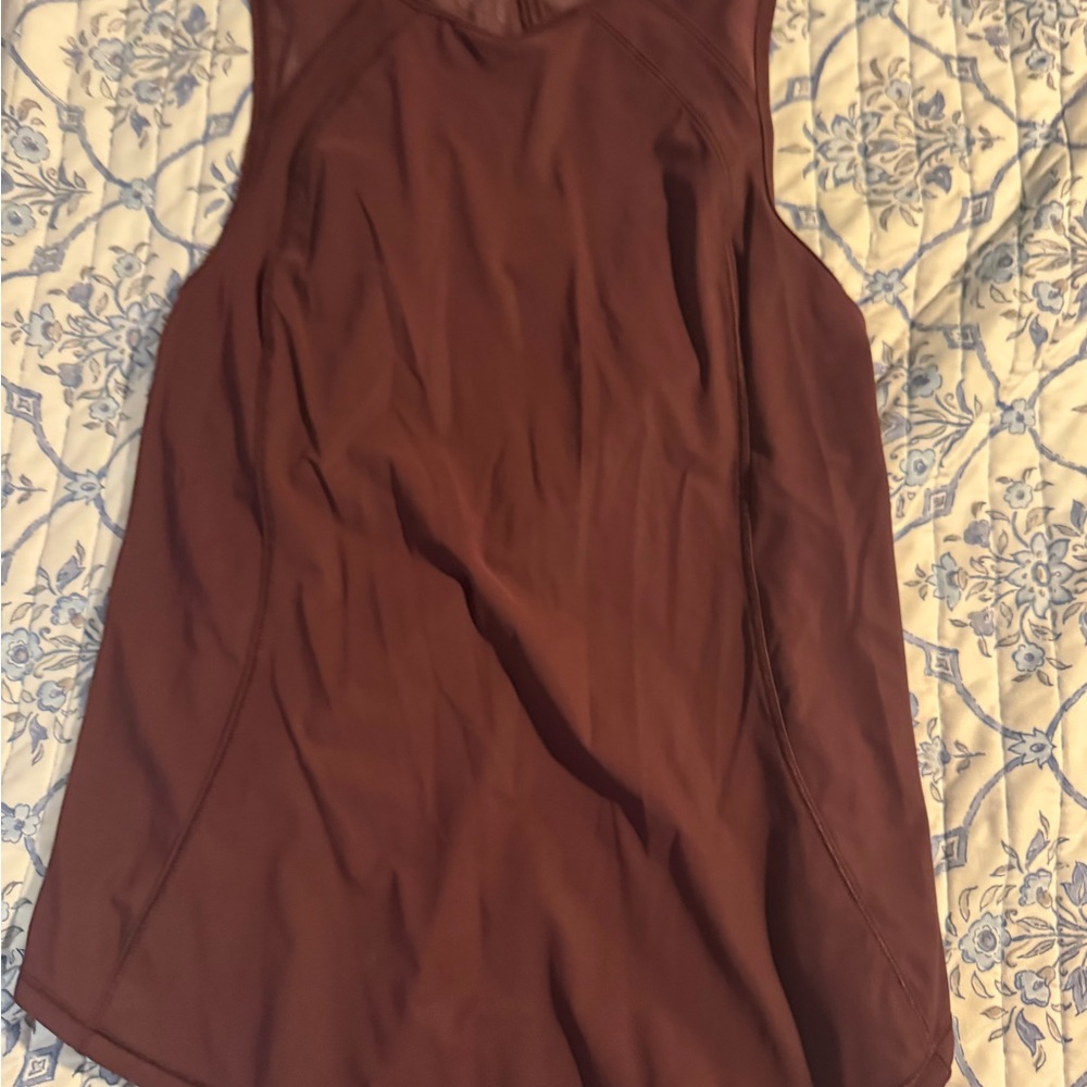 Maroon lululemon tank top